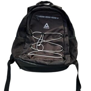 Reebok Black and Gray Men's Backpack